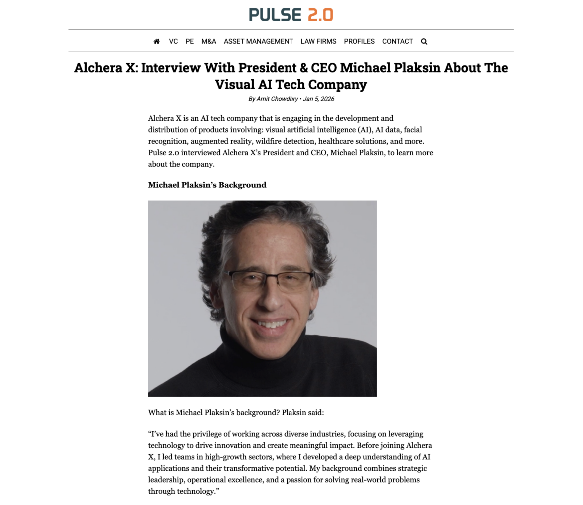 Alchera X Advances Industry Leadership with Executive Feature in ...