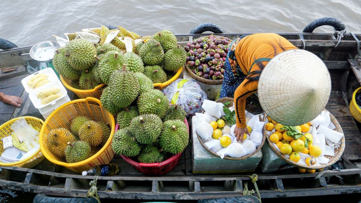 Tour chợ nổi Cái Răng Cần Thơ - Miệt vườn trái cây